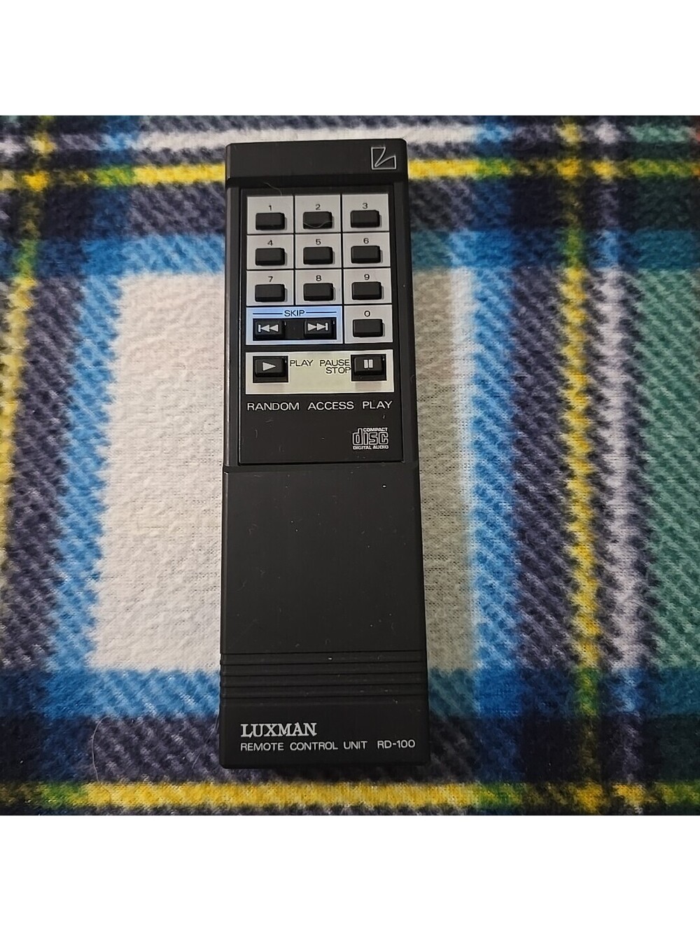 Luxman RD-100 CD Player Remote Control D-100